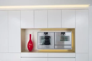 KLOCKE Aktivkueche Ausstellung Corianblock 5 maßgefertigte Küche in Borken von Klocke