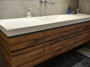 KLOCKE Badmoebel Corianwaschtisch Niederlande 1