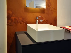 KLOCKE Badmoebel Cortenstahl anthrazit keramik