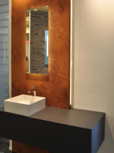 KLOCKE Badmoebel Cortenstahl anthrazit keramik 01