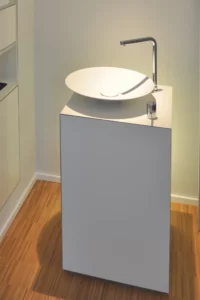 KLOCKE Badmoebel Saeule fuer Aufsatzbecken (2)