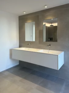 KLOCKE Doppelwaschtisch Corian nn