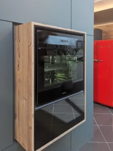 KLOCKE Kueche Fenix gruen Bora x-bo maßgefertigte Küche in Borken von Klocke