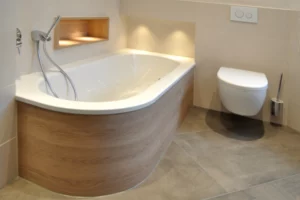 KLOCKE Wannenverkleidung rund Sitzbank Polster2